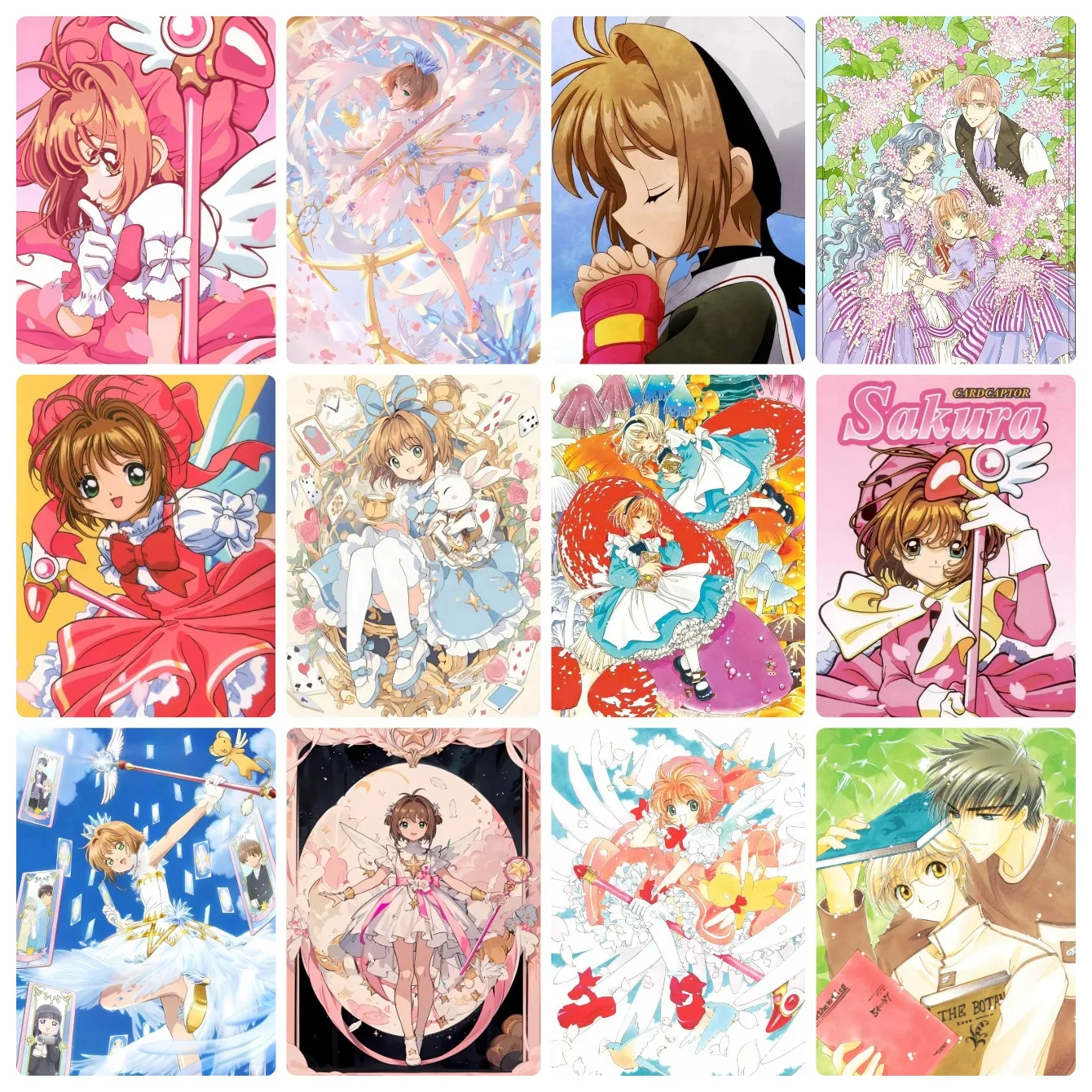 Photo Mosaic Print - Diamond Painting Cardcaptor Sakura Anime Kawaii